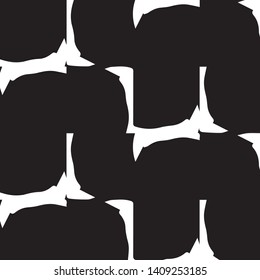 Abstract vector monochrome background. Halftone illustration pattern