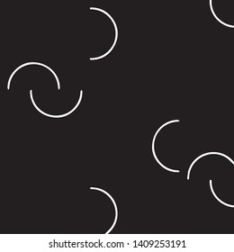 Abstract vector monochrome background. Halftone illustration pattern