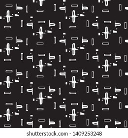 Abstract vector monochrome background. Halftone illustration pattern
