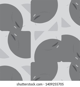 Abstract vector monochrome background. Halftone illustration pattern