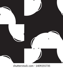 Abstract vector monochrome background. Halftone illustration pattern
