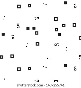 Abstract vector monochrome background. Halftone illustration pattern