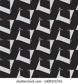 Abstract vector monochrome background. Halftone illustration pattern