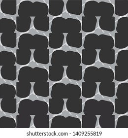 Abstract vector monochrome background. Halftone illustration pattern