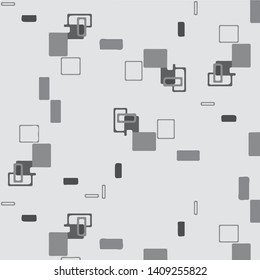 Abstract vector monochrome background. Halftone illustration pattern