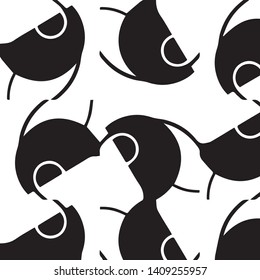 Abstract vector monochrome background. Halftone illustration pattern