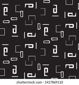 Abstract vector monochrome background. Halftone illustration pattern