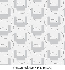 Abstract vector monochrome background. Halftone illustration pattern