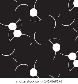 Abstract vector monochrome background. Halftone illustration pattern