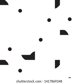 Abstract vector monochrome background. Halftone illustration pattern