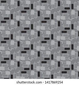 Abstract vector monochrome background. Halftone illustration pattern