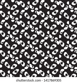 Abstract vector monochrome background. Halftone illustration pattern