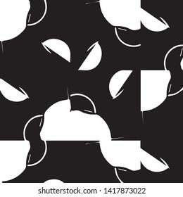 Abstract vector monochrome background. Halftone illustration pattern