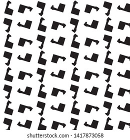 Abstract vector monochrome background. Halftone illustration pattern