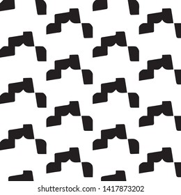 Abstract vector monochrome background. Halftone illustration pattern
