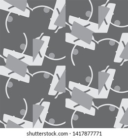 Abstract vector monochrome background. Halftone illustration pattern