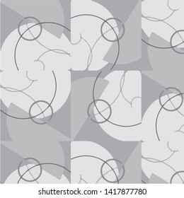 Abstract vector monochrome background. Halftone illustration pattern