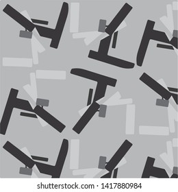 Abstract vector monochrome background. Halftone illustration pattern