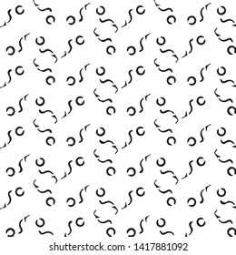 Abstract vector monochrome background. Halftone illustration pattern
