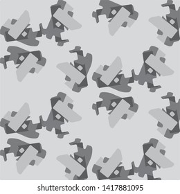 Abstract vector monochrome background. Halftone illustration pattern