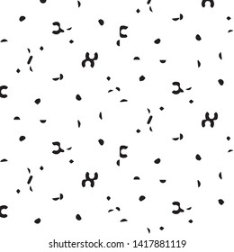 Abstract vector monochrome background. Halftone illustration pattern