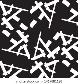 Abstract vector monochrome background. Halftone illustration pattern