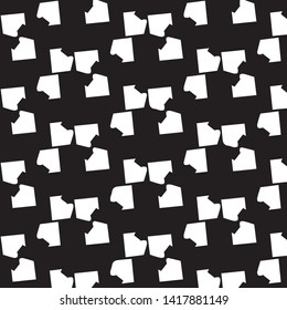 Abstract vector monochrome background. Halftone illustration pattern