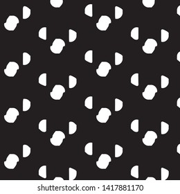 Abstract vector monochrome background. Halftone illustration pattern