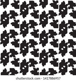 Abstract vector monochrome background. Halftone illustration pattern
