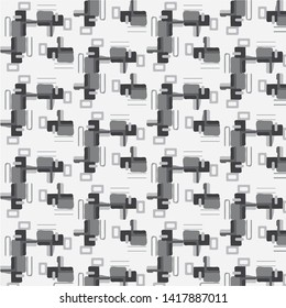 Abstract vector monochrome background. Halftone illustration pattern