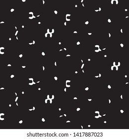 Abstract vector monochrome background. Halftone illustration pattern