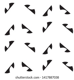 Abstract vector monochrome background. Halftone illustration pattern