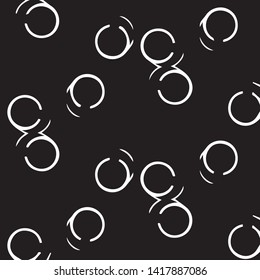 Abstract vector monochrome background. Halftone illustration pattern