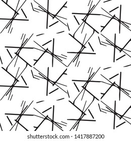 Abstract vector monochrome background. Halftone illustration pattern