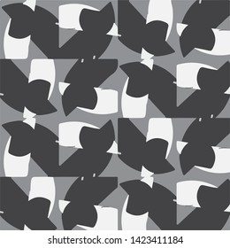 Abstract vector monochrome background. Halftone illustration pattern