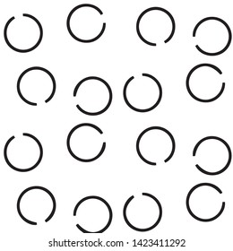 Abstract vector monochrome background. Halftone illustration pattern