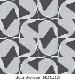 Abstract vector monochrome background. Halftone illustration pattern