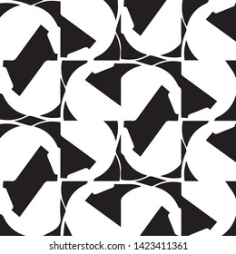 Abstract vector monochrome background. Halftone illustration pattern