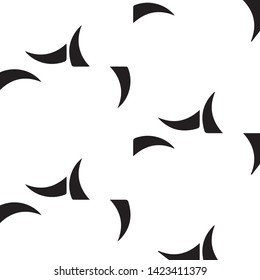 Abstract vector monochrome background. Halftone illustration pattern