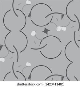 Abstract vector monochrome background. Halftone illustration pattern