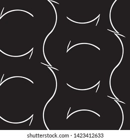 Abstract vector monochrome background. Halftone illustration pattern