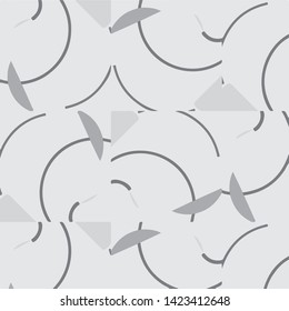 Abstract vector monochrome background. Halftone illustration pattern