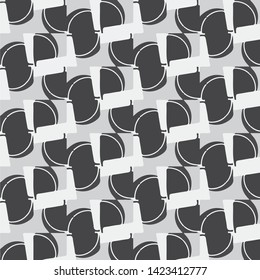 Abstract vector monochrome background. Halftone illustration pattern