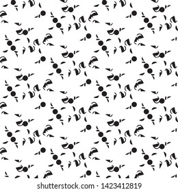 Abstract vector monochrome background. Halftone illustration pattern