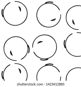 Abstract vector monochrome background. Halftone illustration pattern