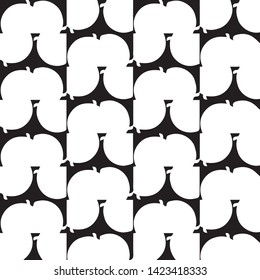 Abstract vector monochrome background. Halftone illustration pattern