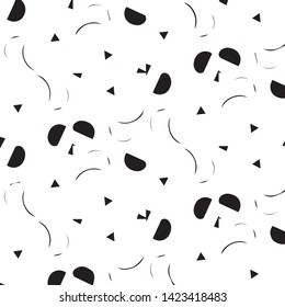 Abstract vector monochrome background. Halftone illustration pattern