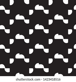 Abstract vector monochrome background. Halftone illustration pattern