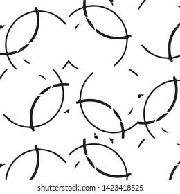 Abstract vector monochrome background. Halftone illustration pattern