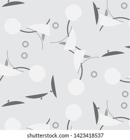 Abstract vector monochrome background. Halftone illustration pattern